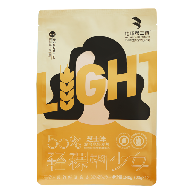 轻稞少女-芝士味混合水果麦片