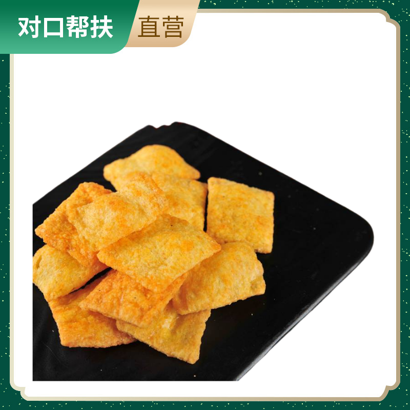 【乡村振兴 · 消费助农 · 产地直发】青海青稞锅巴 烧烤味220g香脆可口良品优选休闲零食