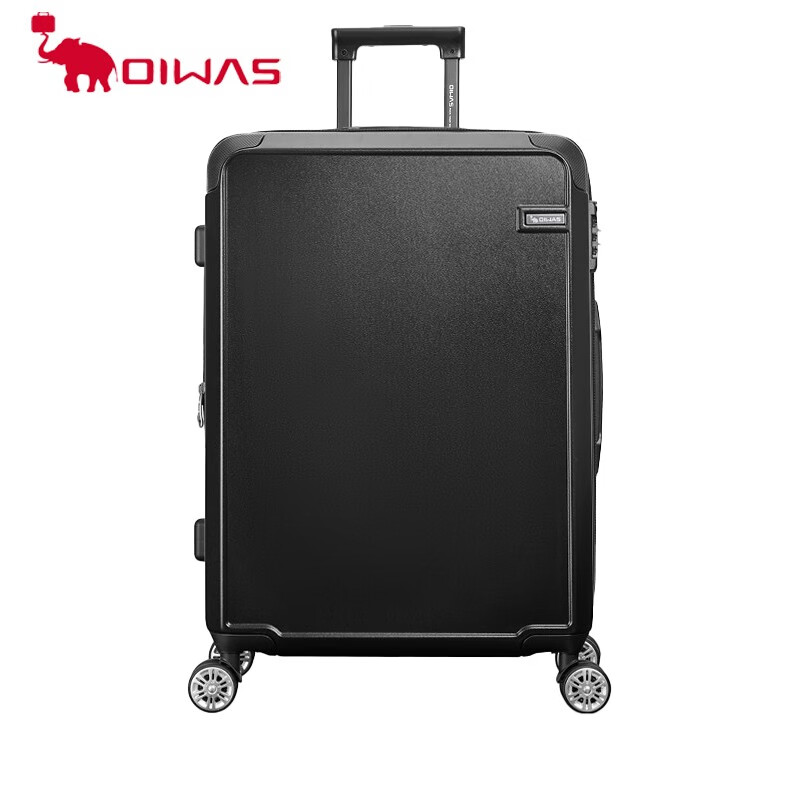 爱华仕(OIWAS) 拉杆箱 珠光磨砂 20英寸 OCX6648  (单位: 个 规格: 20寸 38*24*51CM 黑色)