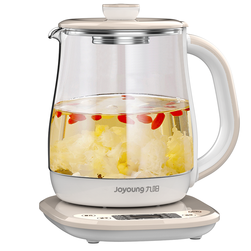 九阳/Joyoung 养生壶家用多功能煮茶壶全自动燕窝壶冲奶1.5L小型迷你 K15F-WY310 榛果褐