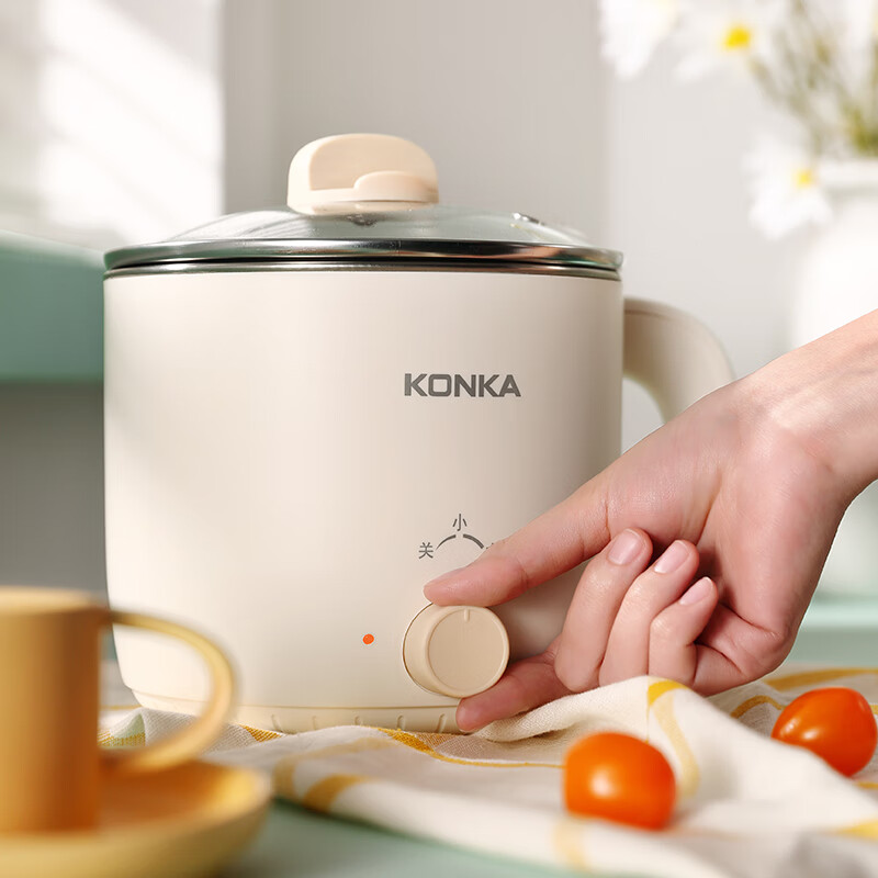 康佳(KONKA) KZG-15YX301 电蒸锅 多功能电火锅炒锅电蒸锅煎锅  1.5L(单位: 个 规格: 1.5L)