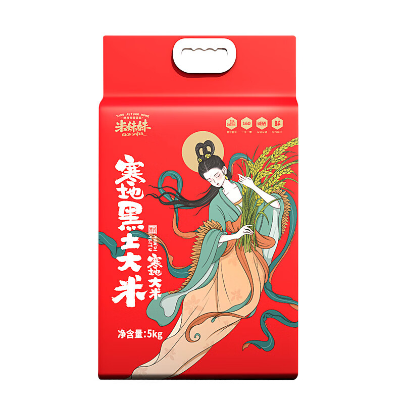 米妹妹（MIMEIMEI）寒地黑土大米(单位: 袋 规格: 5kg)