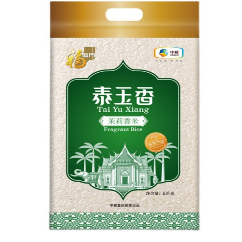 福临门 米 泰玉香茉莉香米(单位: 包 规格: 5kg/包 真空包装)