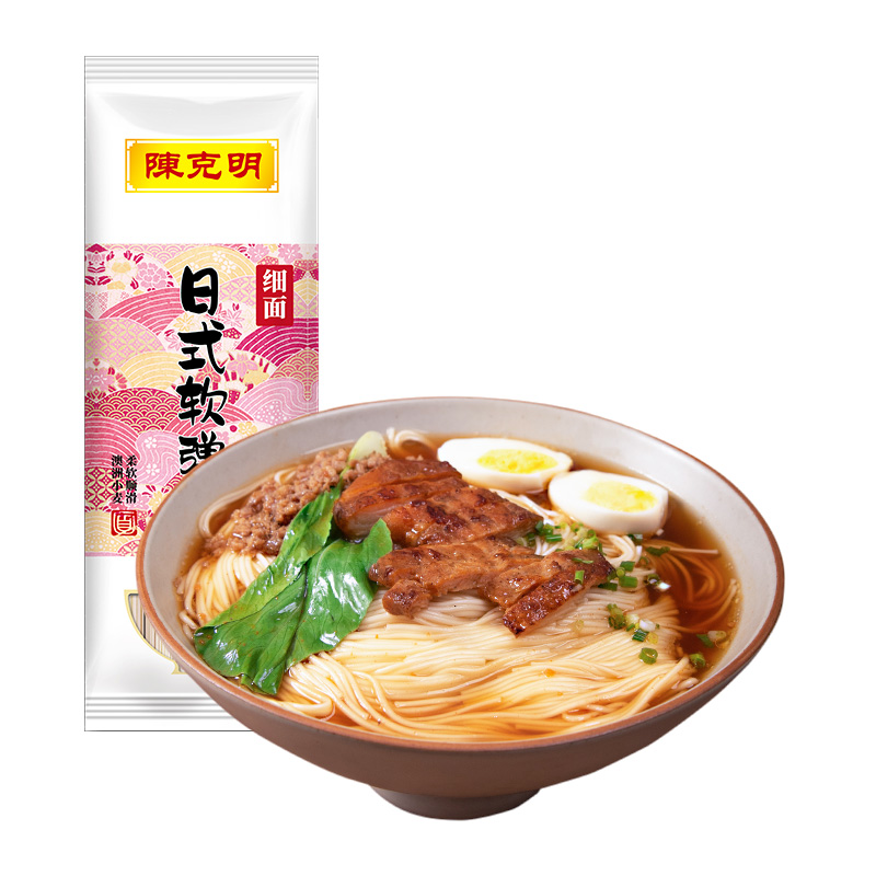 陈克明 挂面 日式软弹细  400g/包 (单位: 包) 新旧包装随机