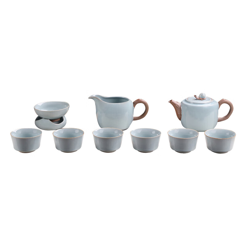八方礼 旅行茶具 慢舞人生茶具5入（梅子青）BFL2020-28 (单位: 套 规格: 5件套)