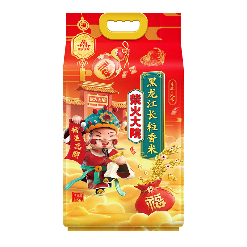 柴火大院 米 黑龙江长粒香 (单位: 袋 规格: 5kg/袋 真空包装)