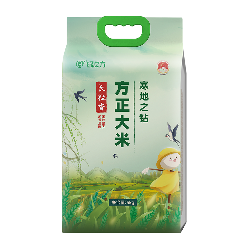 【HTD】绿次方寒地之钻长粒香米5kg