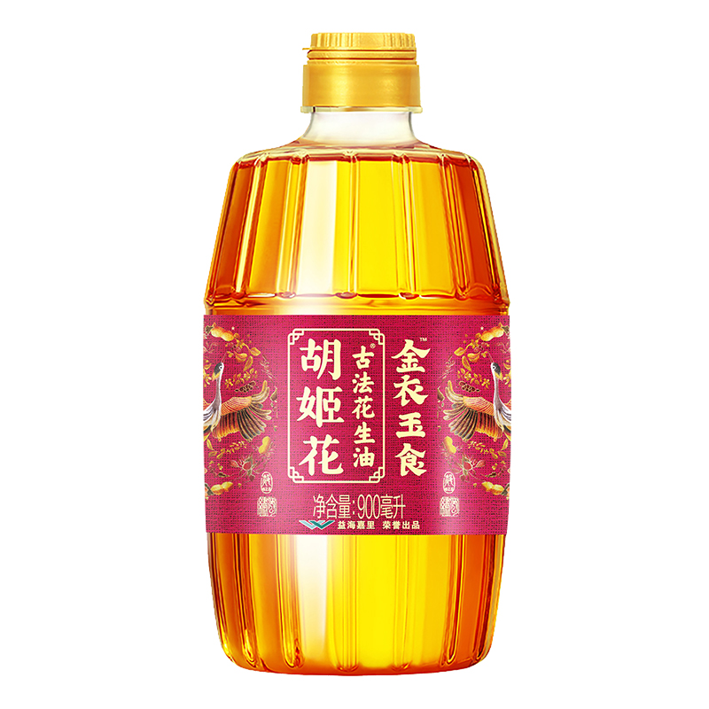 【HTD】胡姬花金衣玉食古法花生油900ml
