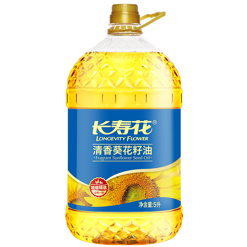 【HTD】长寿花压榨葵花籽油5L
