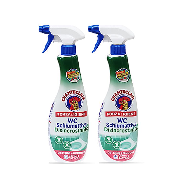 【KY】大公鸡蓝色除垢款马桶洁厕剂泡沫型625ml*2