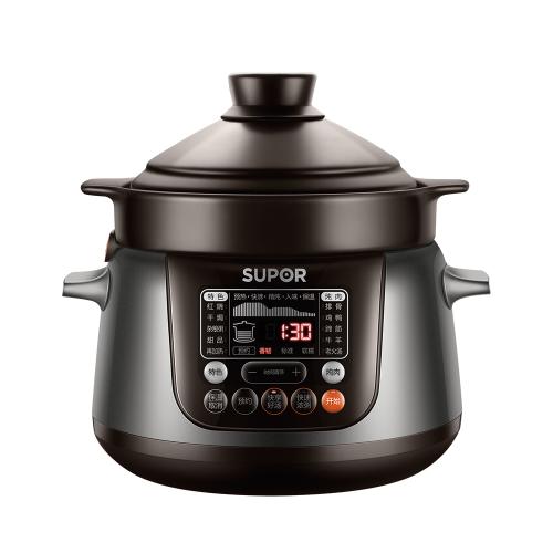 【GT】苏泊尔(SUPOR) 电炖锅电炖盅中华炽陶4L家用炖汤养生煮粥煲汤锅智能预约电砂锅炖汤盅TG40YC5