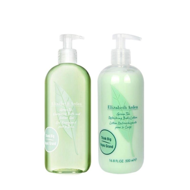 【KY】伊丽莎白雅顿绿茶清新身体护理礼盒(沐浴露+身体乳)500ml*2