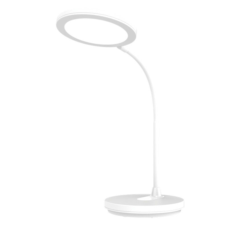 【GT】雅格 LED台灯 2.5W 可触摸调光LED灯书房宿舍阅读台灯 环形发光款 瓷白 YG-T403