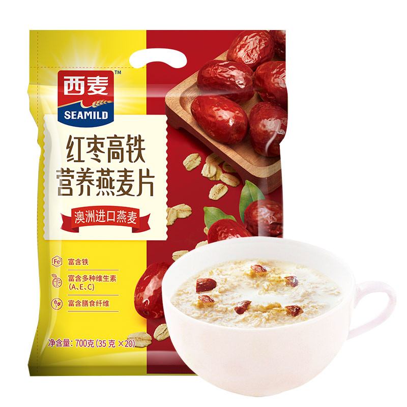 【XJ】西麦红枣高铁燕麦片700G