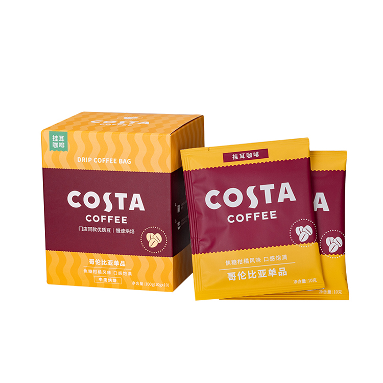 【ZK】COSTA挂耳咖啡美式咖啡哥伦比亚咖啡5包*10g
