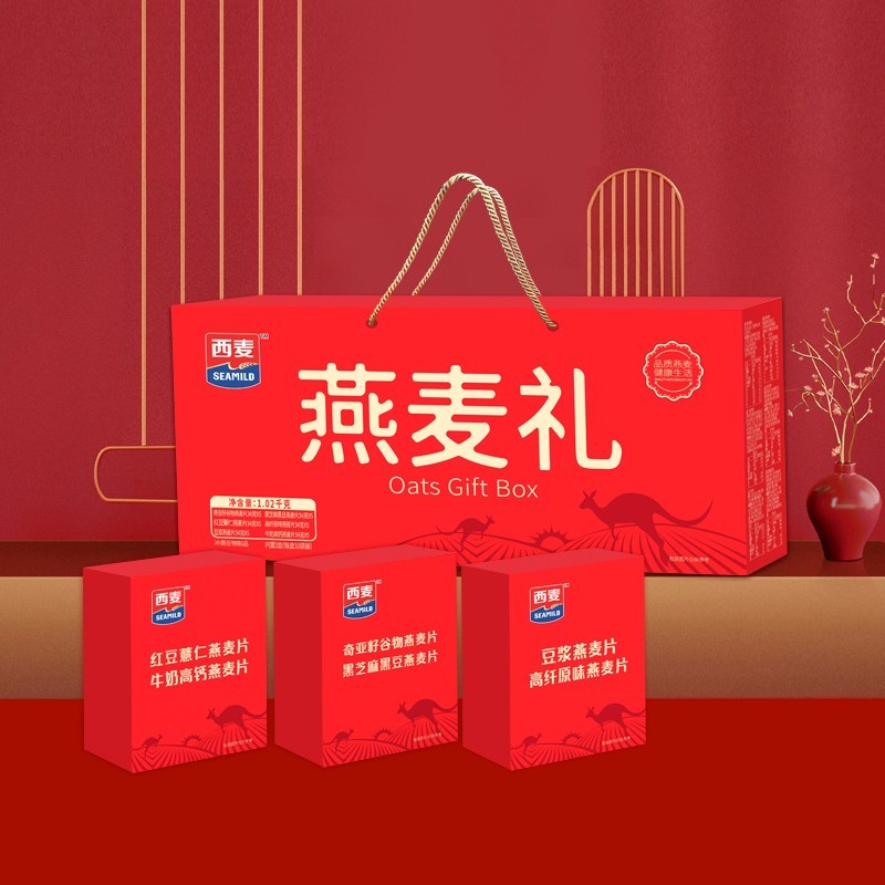 【HTD】西麦燕麦礼盒 1020g