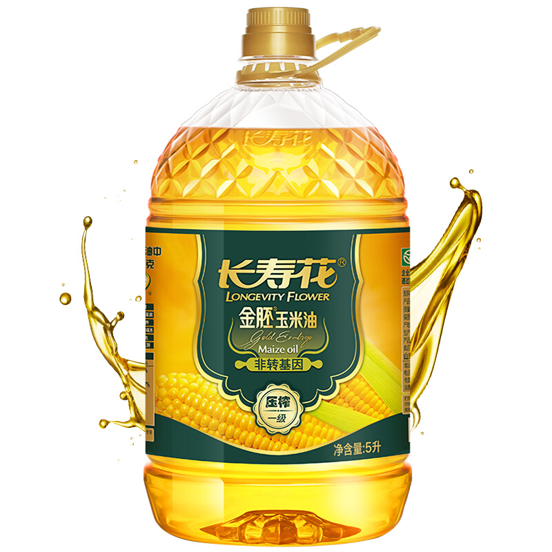 【HTD】长寿花金胚玉米油（单桶）5L