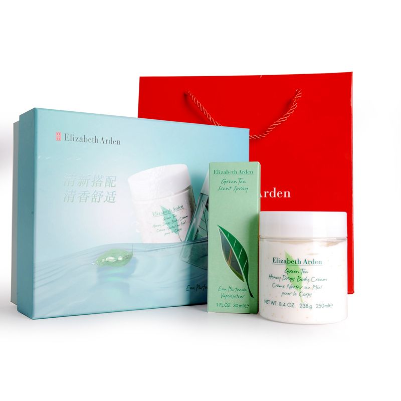 【KY】伊丽莎白雅顿绿茶香氛二件套（香水30ml+润体霜250ml）