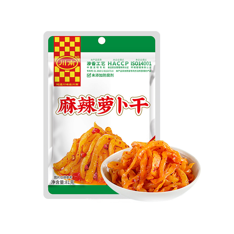 【DCJX】川南麻辣萝卜干81g*10