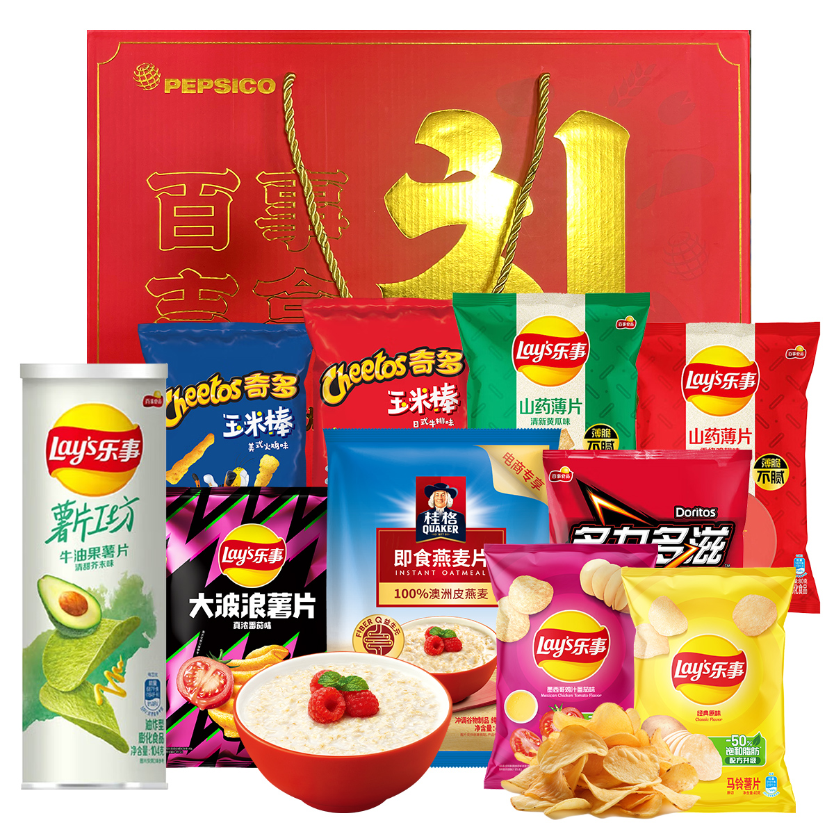 【XJ】百事食品1112g组合（百事吉盒）口味随机
