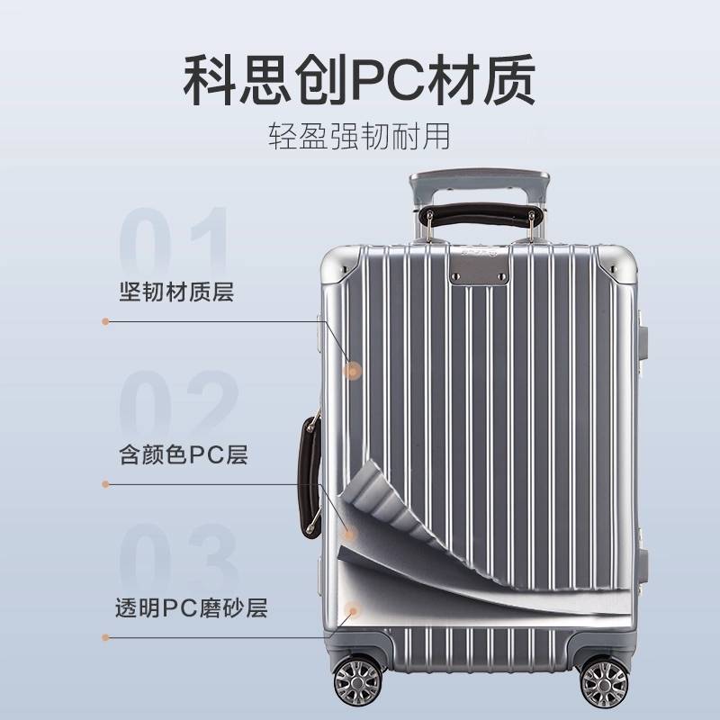 【THMJ】网易严选纯PC行李箱 神秘灰（干湿分离款）