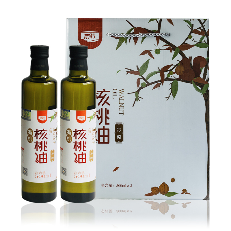 [乡村振兴] 有机核桃油 500ml*2