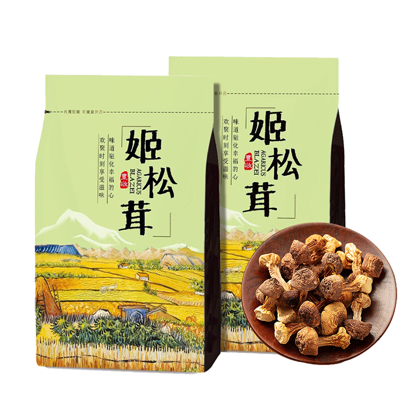  [乡村振兴]青林小鹿 姬松茸菌菇食用菌 500g