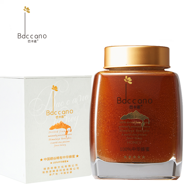 [乡村振兴]巴卡诺 陕西硒谷高原森林土蜂蜜 500g礼盒