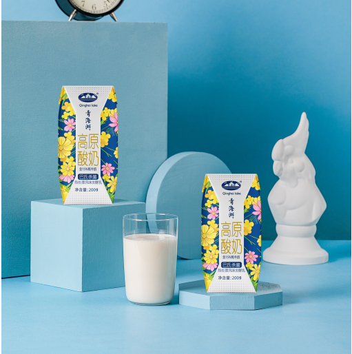 产地直发-青海湖高原酸奶（小钻）含有15%牦牛奶 1*200g*10