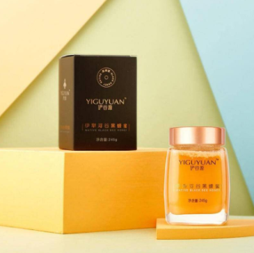 产地直发-新疆伊犁伊谷源 原生黑蜂蜜245g