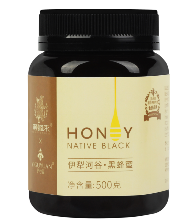 产地直发-新疆伊谷源等蜂来系列黑蜂蜜500g