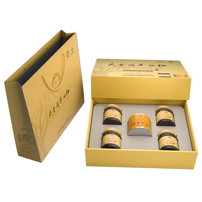 产地直发-陕西商洛大秦岭牛伯伯核桃酱+核桃仁礼品盒180克*4+108克