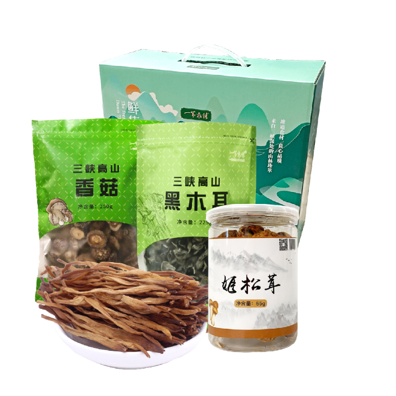 产地直发-湖北省宜昌市秭归县一苇农佳干货礼盒730g