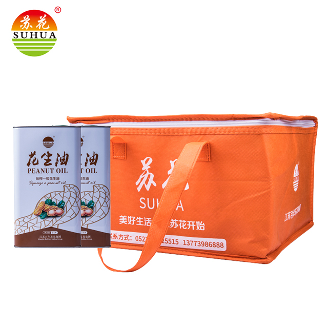 产地直发-江苏泗阳苏花2.5L铁罐冷榨精品油花生油 2.5L*2/罐