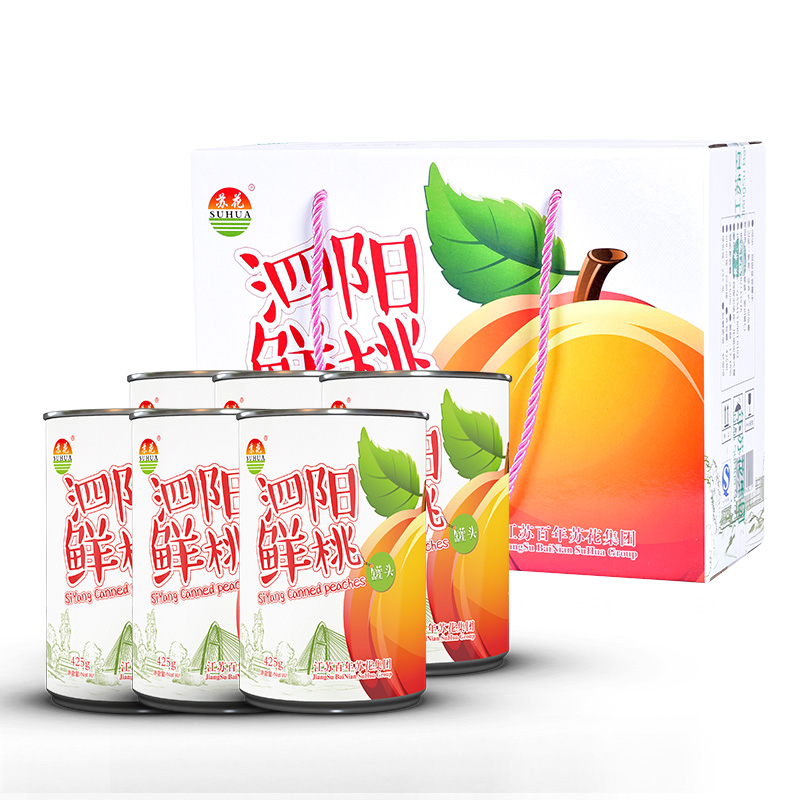 苏花泗阳鲜桃罐头