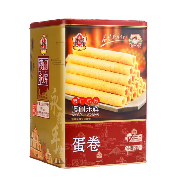 澳门永辉 经典原味手工鸡蛋卷828g（单位：罐）