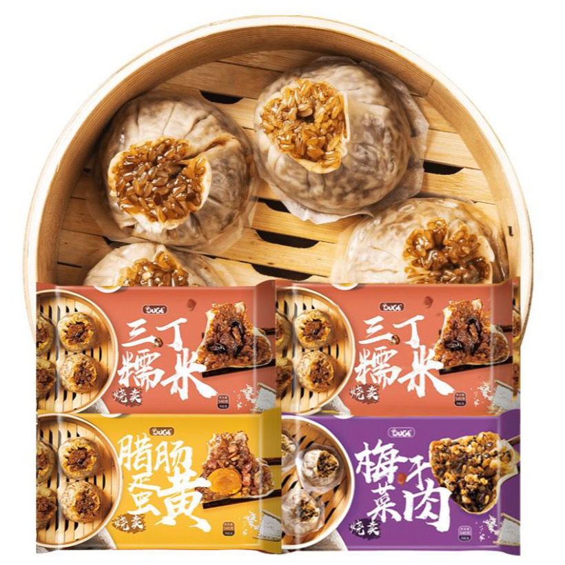 一条狗网红三丁烧卖组合 540g*4袋 早餐组合（单位：组）