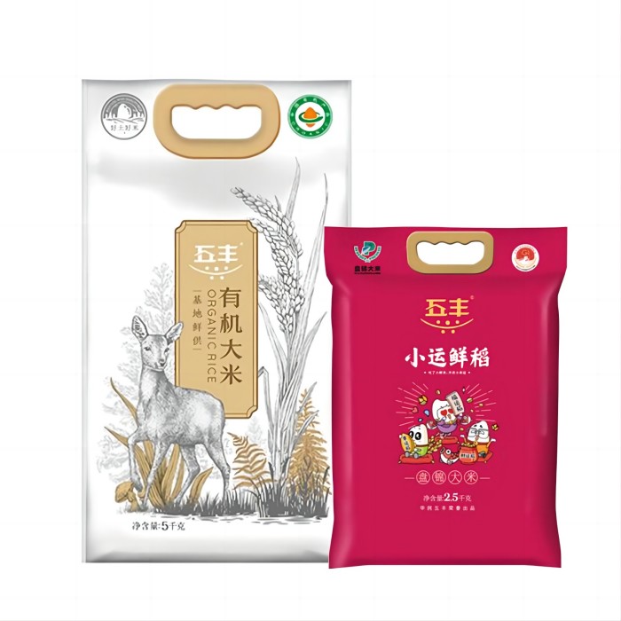 五丰有机大米盘锦组合7.5kg（单位：组）