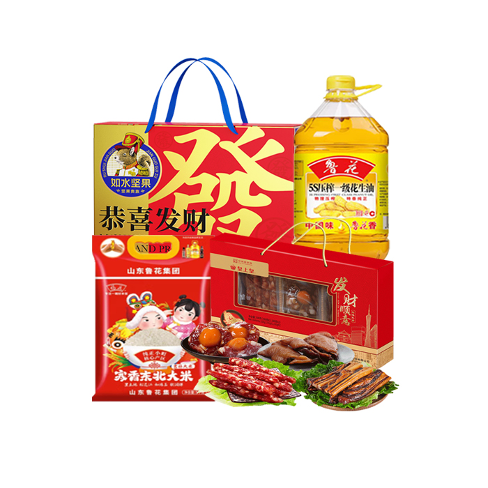 鲁花/皇上皇/如水粮油坚果礼包3970g+4000ml（单位：套）