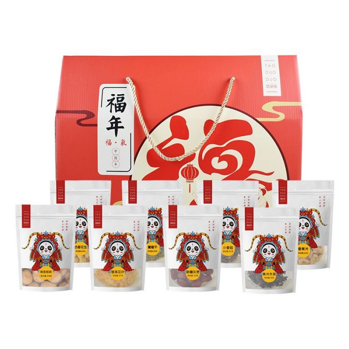 姚朵朵福年礼盒1378g（单位：盒）