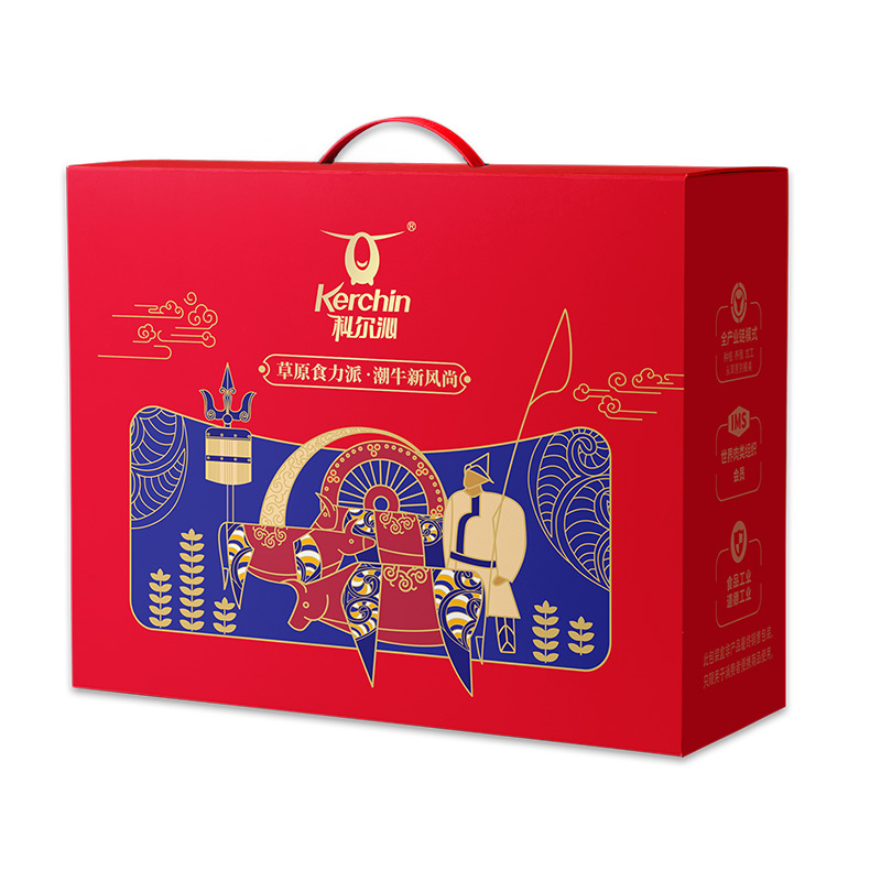 科尔沁中国年牛肉礼包510g（单位：盒）