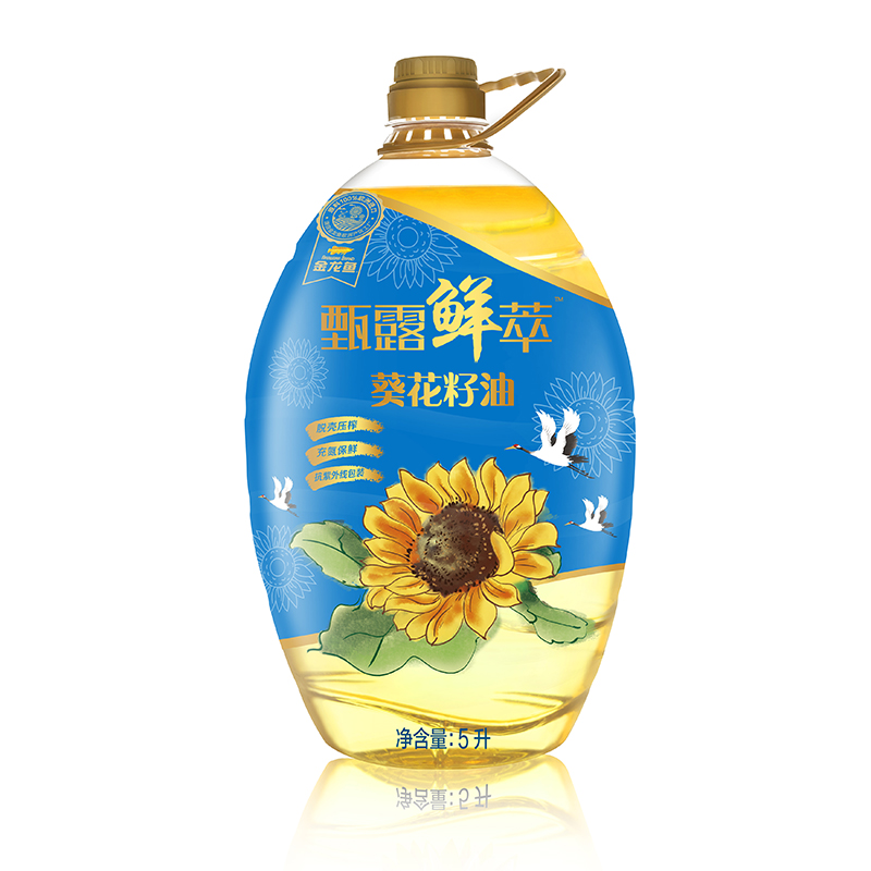 金龙鱼甄露鲜萃葵花籽油5L