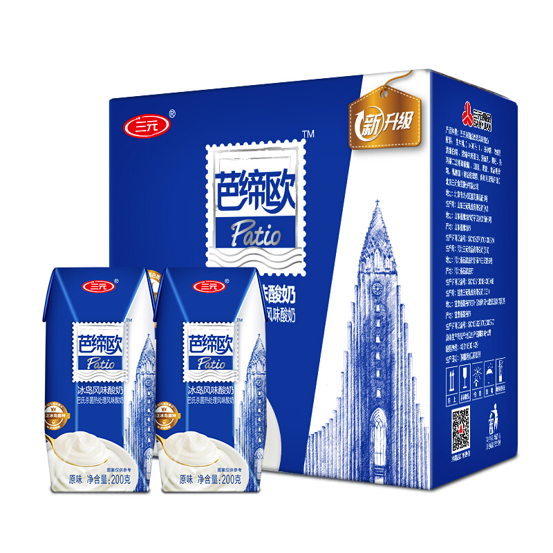 三元芭蒂欧冰岛式酸奶（原味）-sn