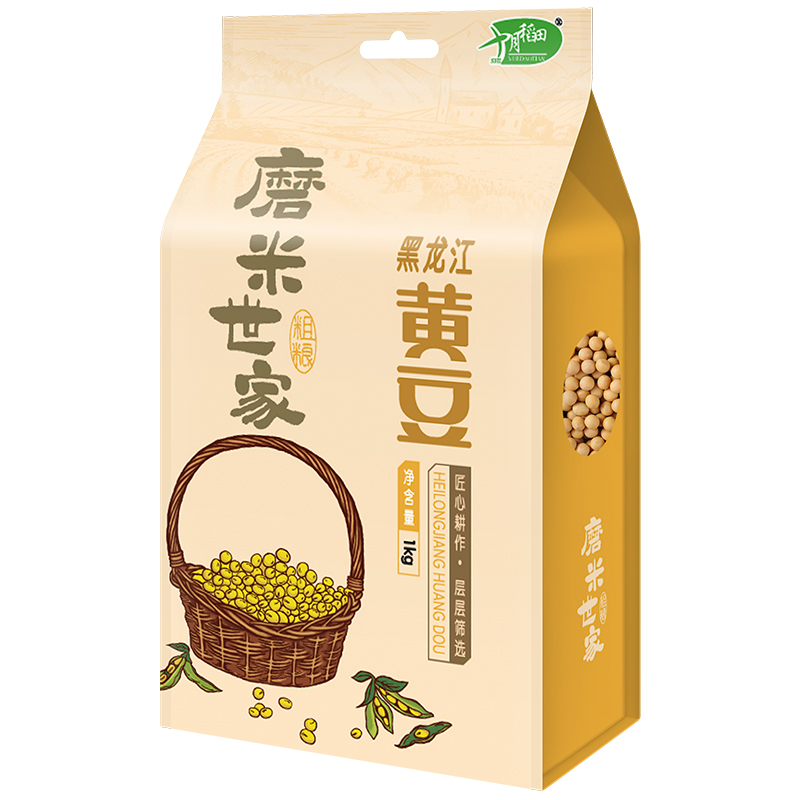 十月稻田 磨米世家黑龙江黄豆1kg