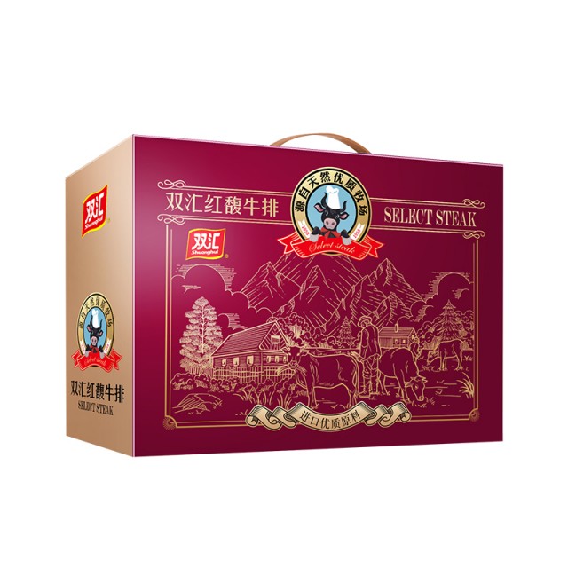 双汇 红馥牛排 750g