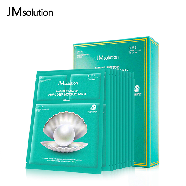 肌司研JMsolution海洋珍珠保湿三部曲30ml面膜10片