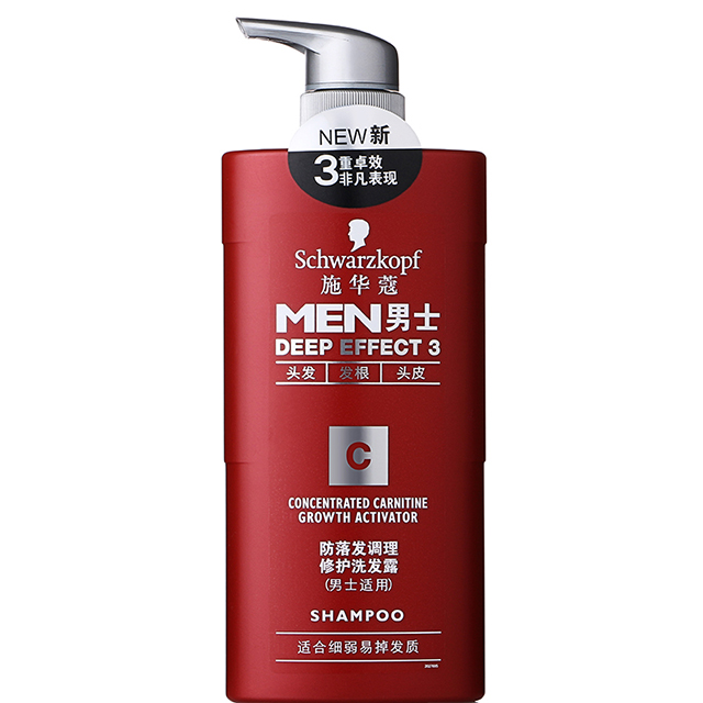 施华蔻/Schwarzkopf 男士 防落发调理修护 洗发露 450ml