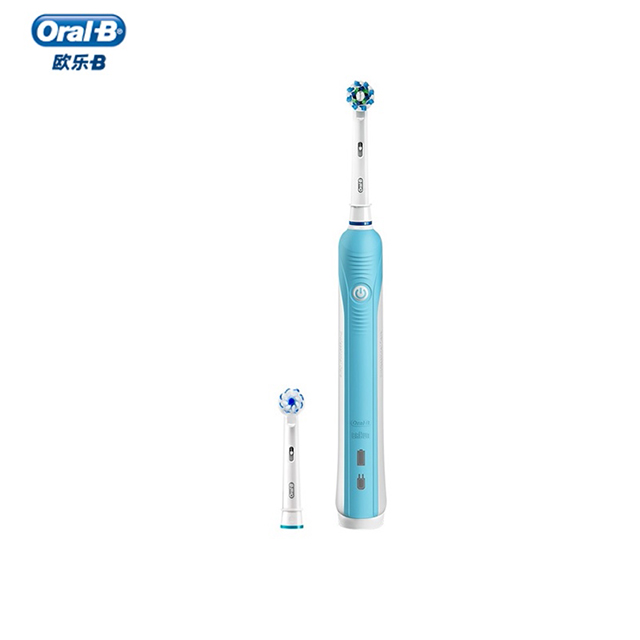 欧乐B/Oral-B PRO 600 3D天空蓝智能电动牙刷成人充电式