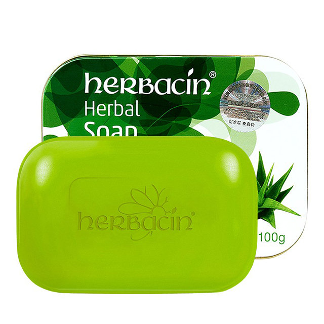 贺本清/Herbacin 芦荟保湿 洁面皂 100g
