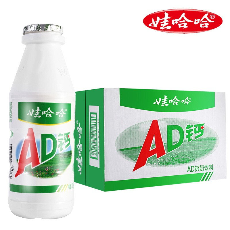 娃哈哈 ad钙奶 220ml*24/箱